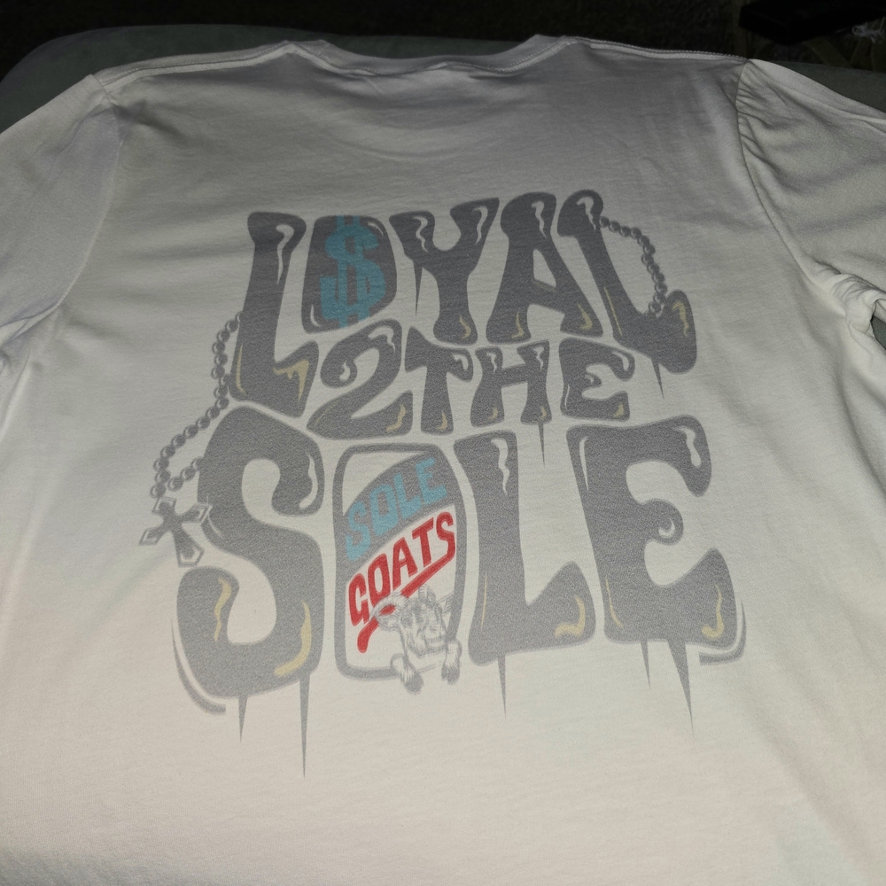 Bella Canvas Graphic Tee - White and Gray